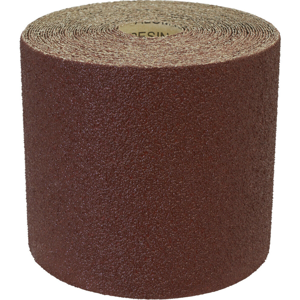 Loops Aluminium Abrasive Production Sanding Roll - 115Mm X 10M - Extra Coarse 40 Grit