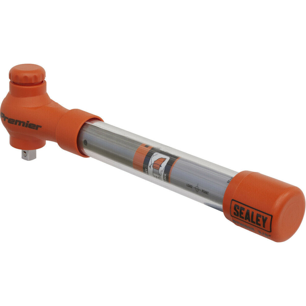 Loops Insulated Torque Wrench - 3/8" Sq Drive - Calibrated - 5 To 25 Nm Range