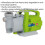 Loops Surface Mounting Water Pump - 50L/Min - Removeable Filter - 650W Motor - 230V 2