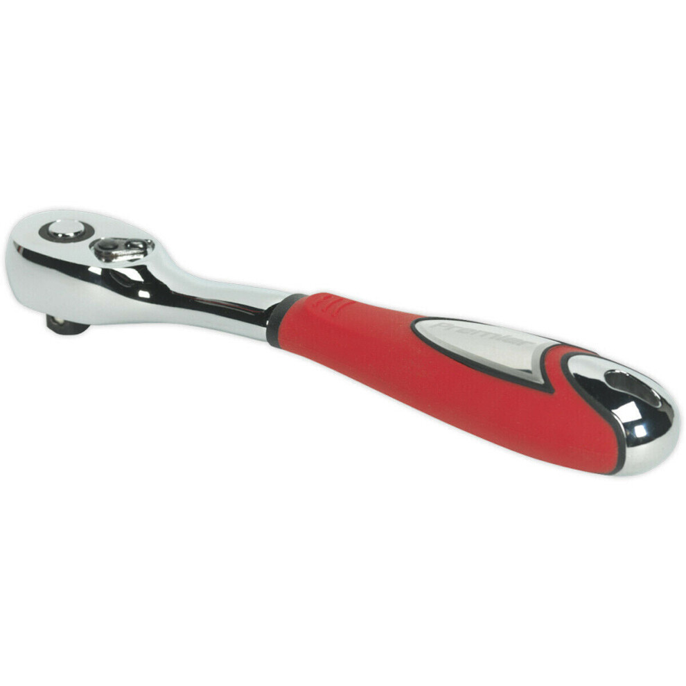 Loops Offset Ratchet Wrench - 3/8" Sq Drive - Flip Reverse - 72-Tooth - Quick Release