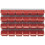 Loops 24 Red 100 x 110 x 75mm Plastic Storage Bin & Wall Panel Warehouse Picking Tray 3