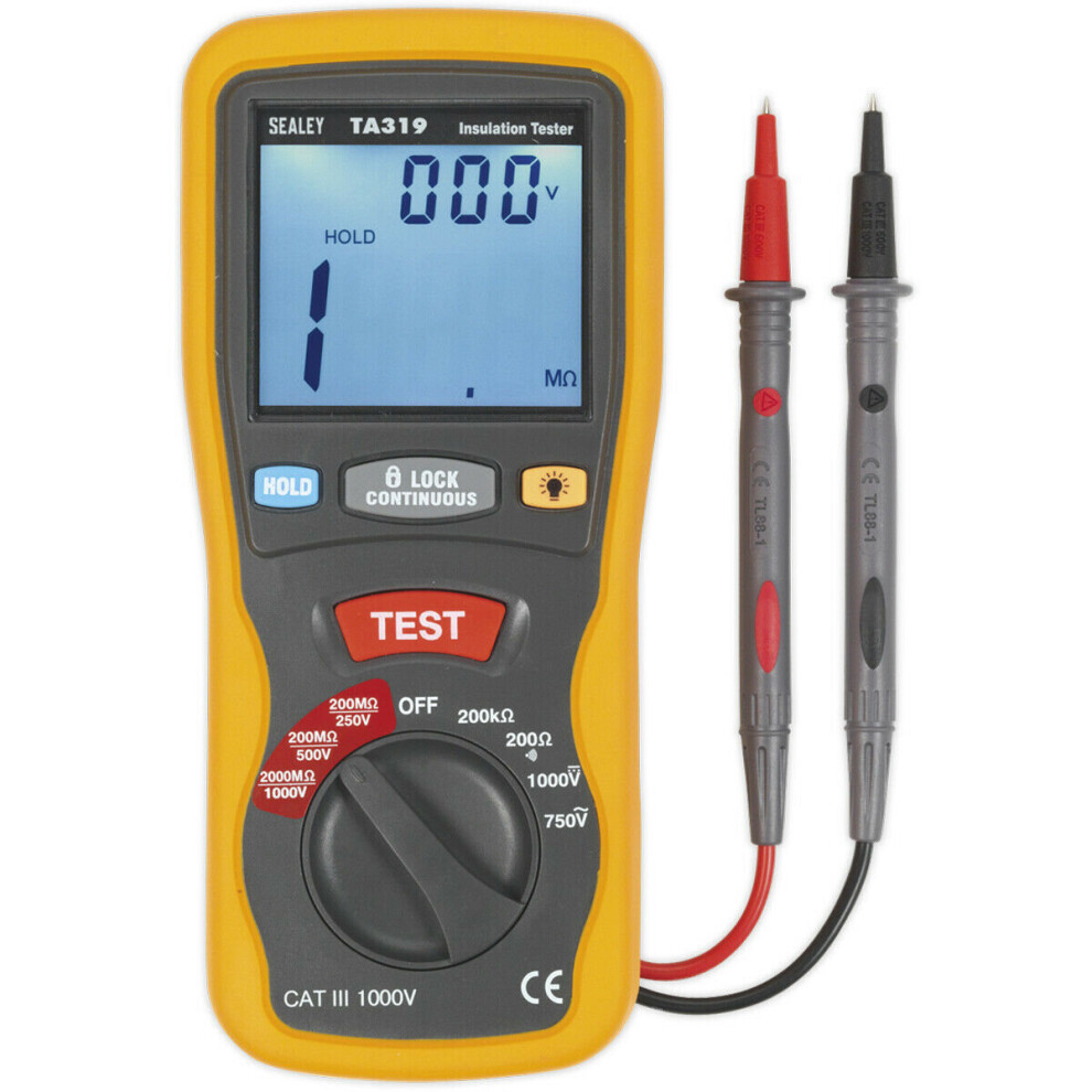 Digital High Voltage Insulation Tester - Suitable for Hybrid & Electric Vehicles