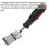 Loops Vehicle Disc Brake Wedge Opening Tool - Brake Pad Replacement - Moulded Handle 2