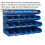 Loops 24 Blue 100 x 160 x 75mm Plastic Storage Bin & Wall Panel Warehouse Picking Tray 2