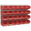 Loops 24 Red 100 x 110 x 75mm Plastic Storage Bin & Wall Panel Warehouse Picking Tray 1