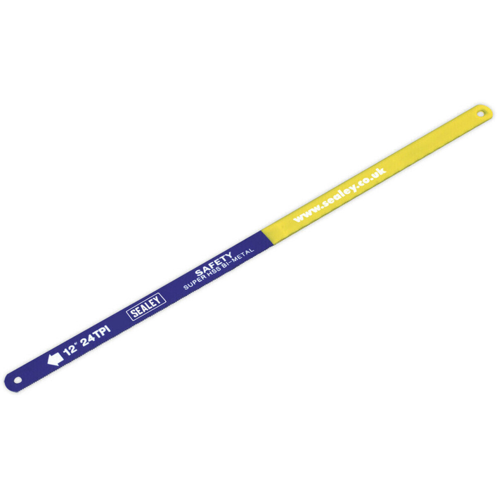 Loops 10 Pack - 300Mm Hacksaw Blades - 24 Tpi - Hss Bi-Metal Multi Material Cutting