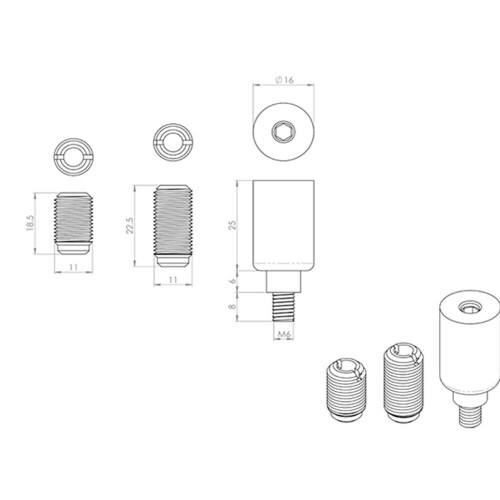 Loops Sash Window Stop Lock Set with Key 25 x 16mm Window Restrictor Satin Chrome 2