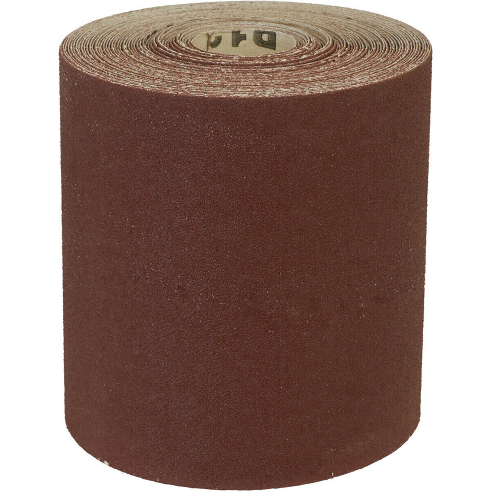Aluminium Abrasive Production Sanding Roll - 115Mm X 10M - Ultra Fine 240 Grit 5056581950383