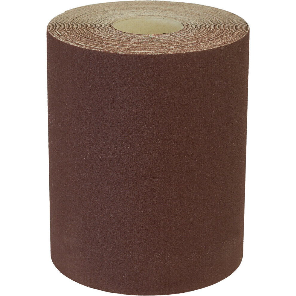 Aluminium Abrasive Production Sanding Roll - 115Mm X 10M - Extra Fine 180 Grit 5056581950376