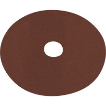 25 PACK 125mm Fibre Backed Sanding Discs - 120 Grit Aluminium Oxide Round Sheet