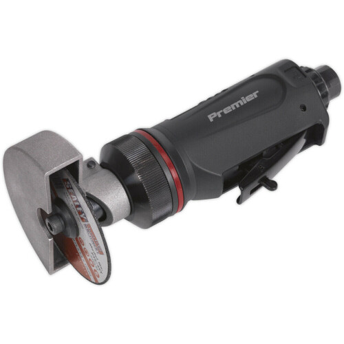 Loops PREMIUM Air Cut Off Tool - 75mm Disc - 1/4" BSP Inlet - 20000 RPM - Safety Guard