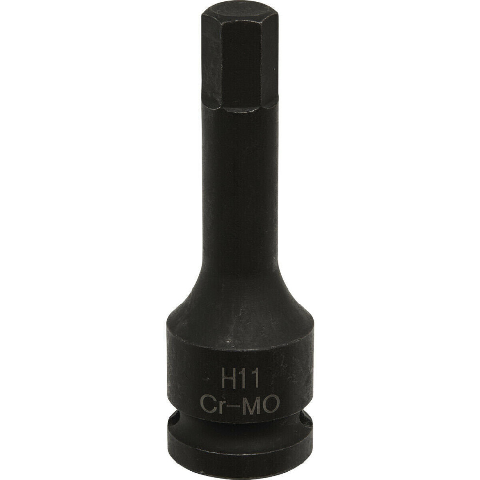 11Mm Brake Caliper Hex Socket - 1/2" Sq Drive - Suitable For Ford Mercedes Volvo 5056581939319