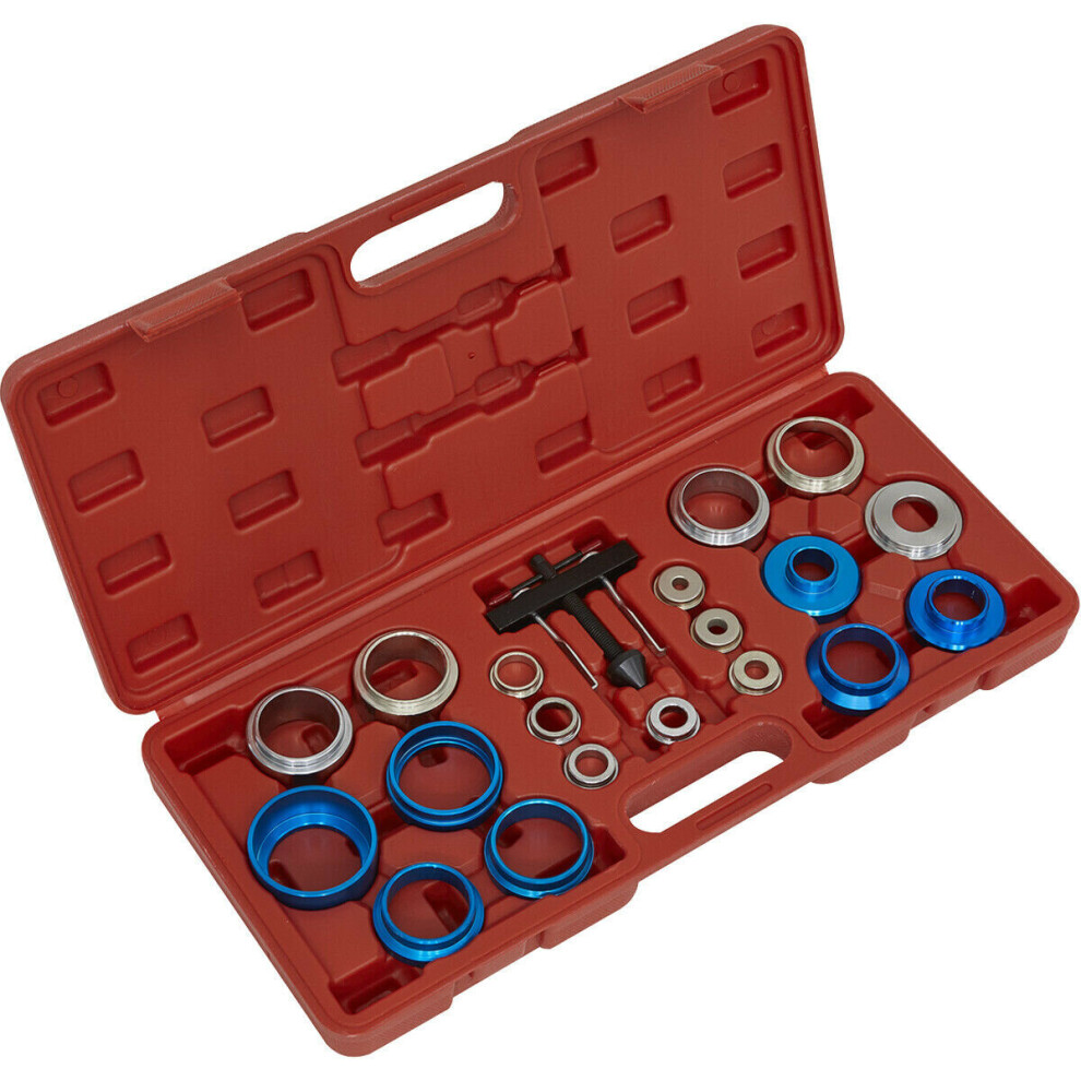 20pc Oil Seal Removal & Installation Kit - 8mm to 20mm Adapters - Pulley Flange