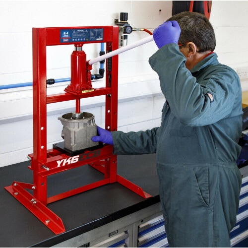 Loops 5.4 Tonne Hydraulic Bench Press - Bottle Type Hydraulic Unit - 2 x Table Plates 2