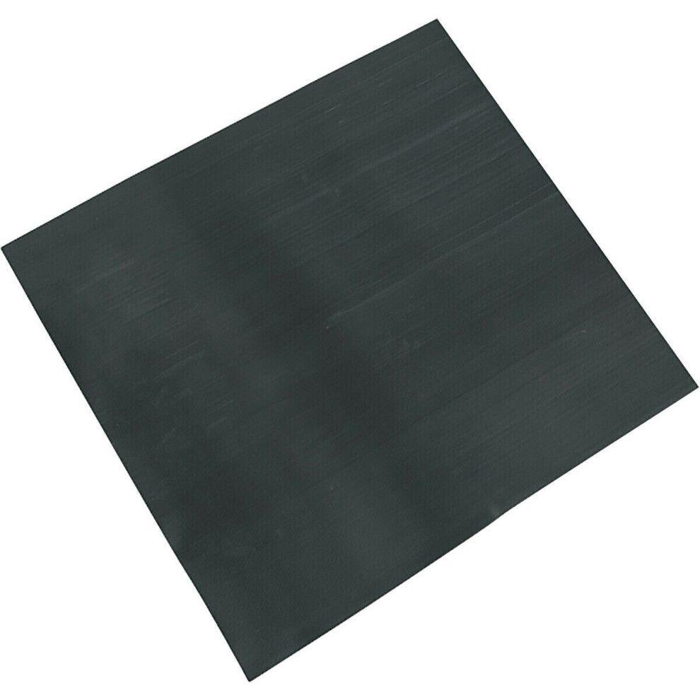 1000 x 1000mm Ribbed Workshop Mat - Hard Wearing Slip Resistant Rubber Cover