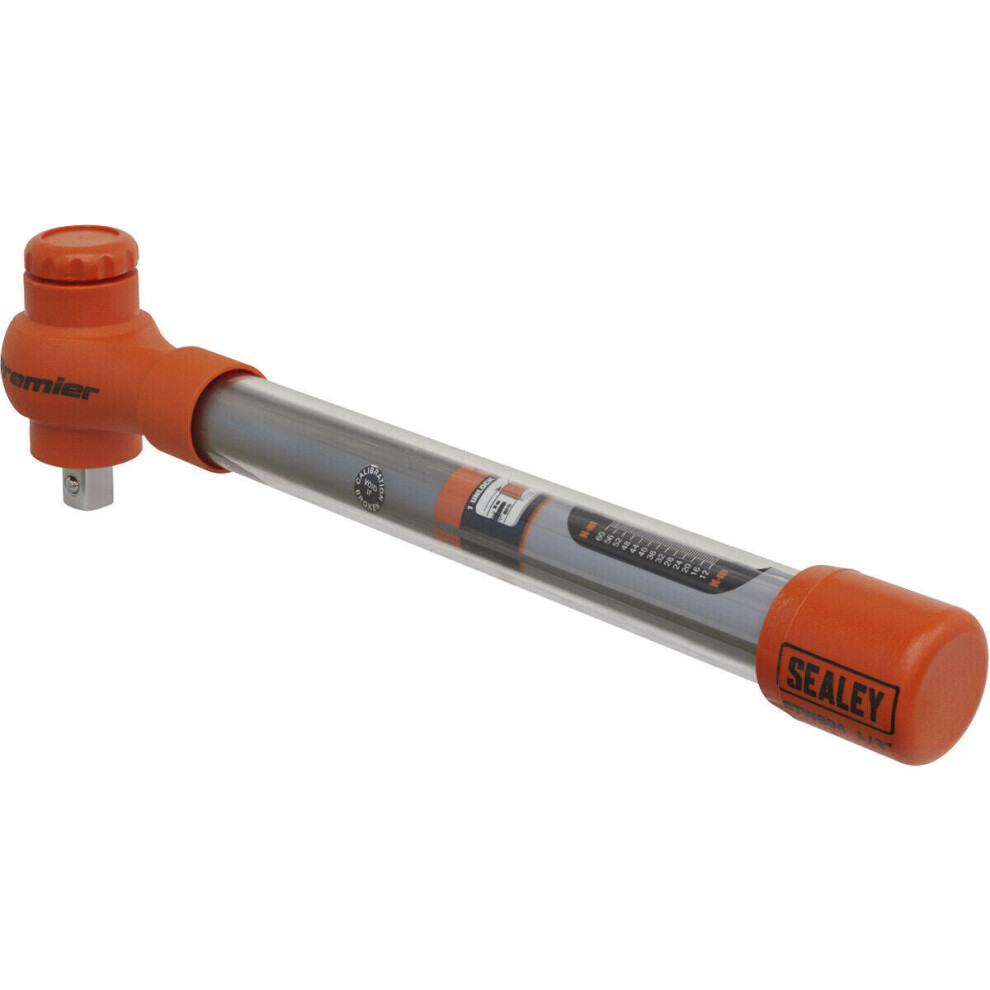 Loops Insulated Torque Wrench - 1/2" Sq Drive - Calibrated - 12 To 60 Nm Range