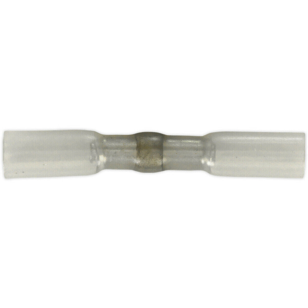 25 Pack Clear Heat Shrink Butt Connector - Crimp And Solder - 16-14 Awg Cable 5056524280539