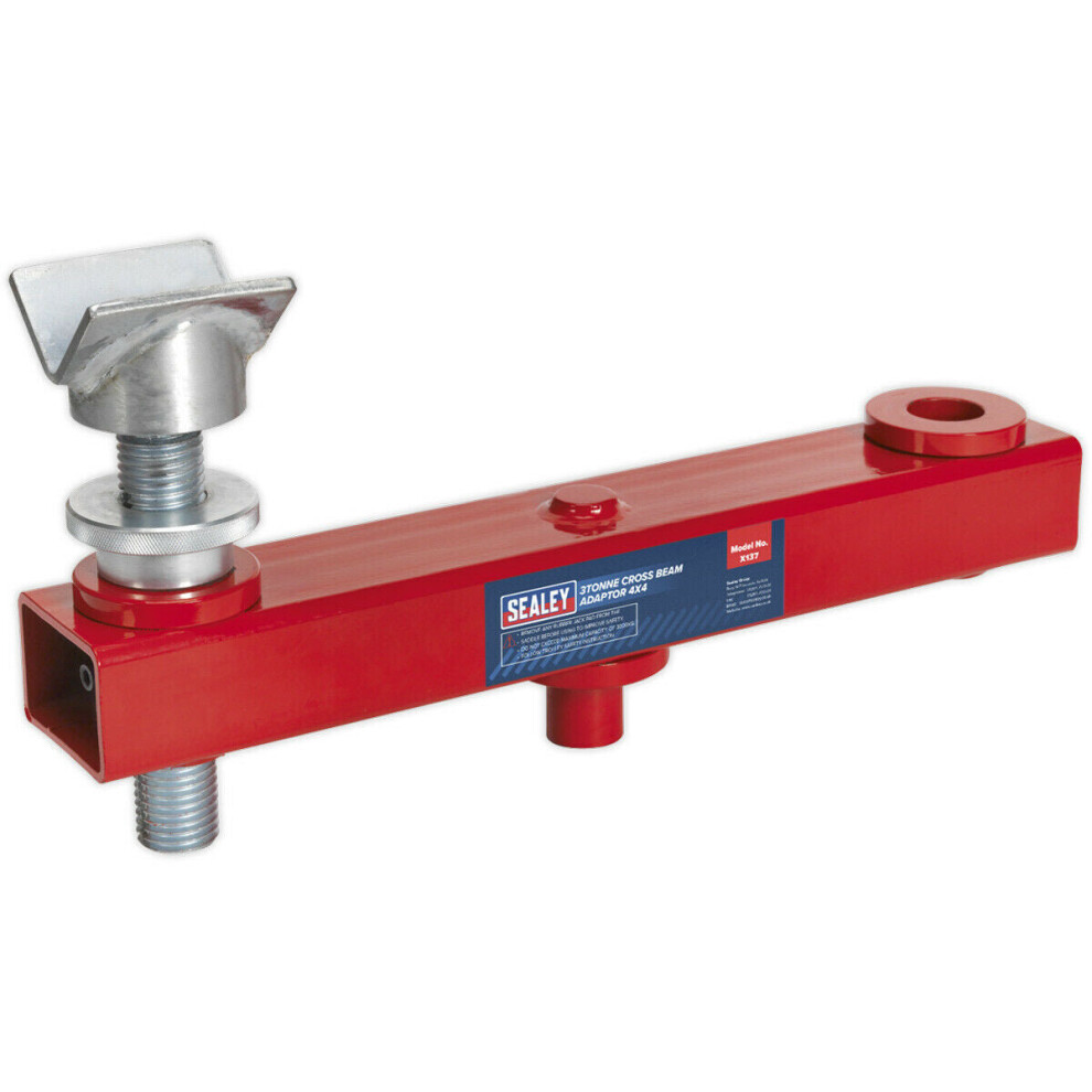 Loops Cross Beam Adaptor - 3 Tonne Capacity - 4X4 Vehicle Trolley Jack Lift Beam