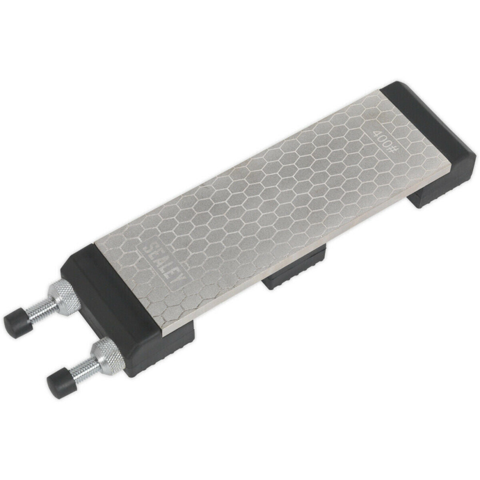 Loops Diamond Sharpening Whetstone - Adjustable Stone Holder - 400 & 1000 Grit Surface