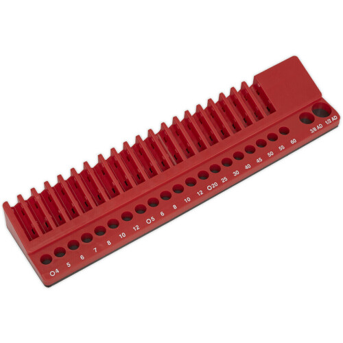 Loops 42 Capacity Magnetic Bit Holder - Screwdriver HEX Drill Bit Organizer Block