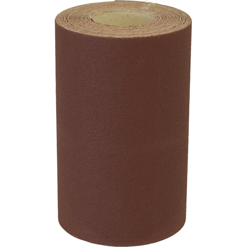 Aluminium Abrasive Production Sanding Roll - 115mm x 5m - Extra Fine 180 Grit