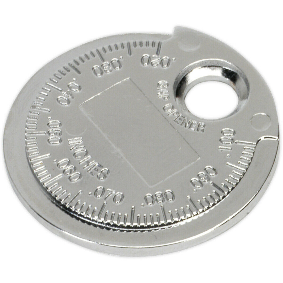 Ramp Type Spark Plug Gauge - Mechanics Plug Gap Tool - Imperial & Metric 5056581939340