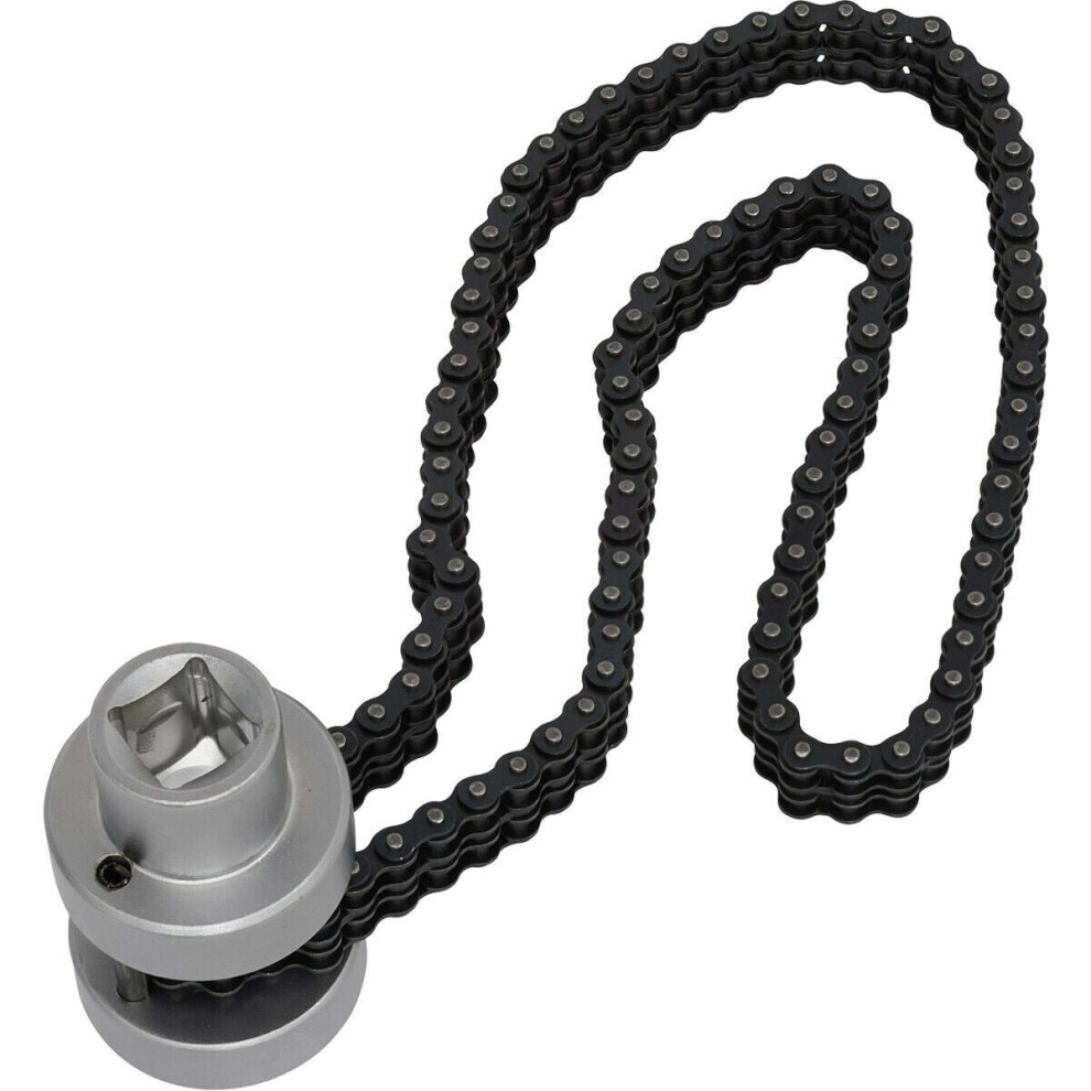Heavy Duty Air Dryer Cartridge Chain Wrench - 1/2" Sq Drive - 73mm to 169.5mm