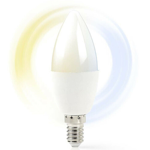 Loops 2x WiFi Colour Change LED Light Bulb 4.5W E14 Warm Cool White Mini Dimmable Lamp 2