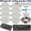 Loops Bluetooth Ceiling Music Kit 4 Zone Stereo Amp & 8x Low Profile HiFi Speaker 2