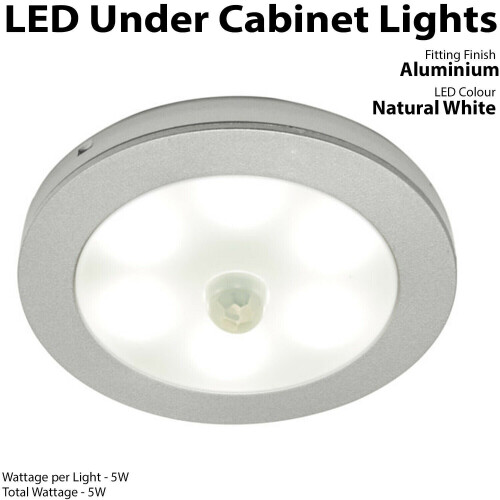 Loops Auto On/Off LED Kit 1 In Under Cabinet Kitchen Light PIR Motion Sensor Detector 1
