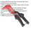 Loops PREMIUM Riveter Tool Kit - Adjustable Nozzle 250mm Heavy Duty Grip Rivet Gun 2