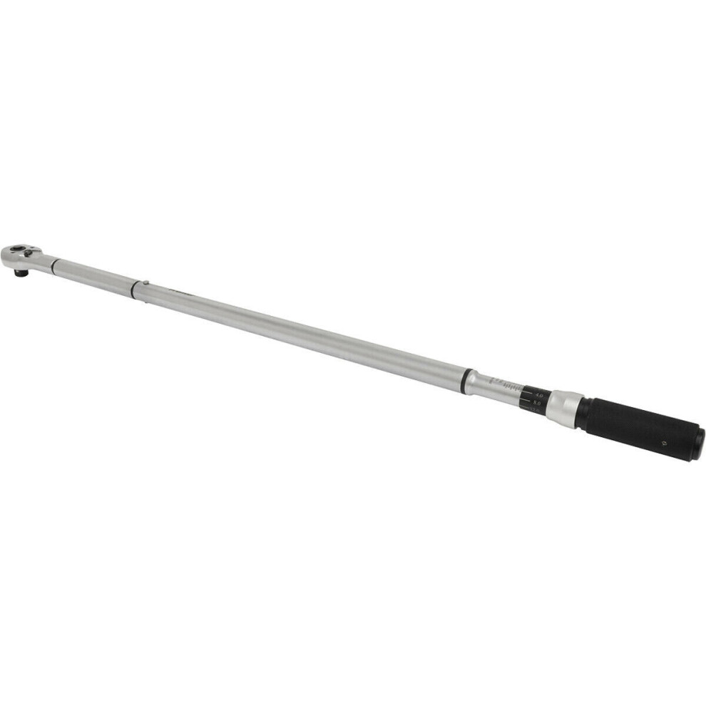 Loops Micrometer Style Torque Wrench - 3/4" Sq Drive - Calibrated - 160 To 800 Nm