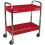 Loops Heavy Duty 2 Level Workshop Trolley - 75kg Per Shelf - Four Castor Wheels 1