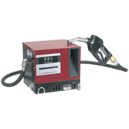 Loops Wall Mounting Diesel / Fluid Transfer System - 3-Digit Meter - 56L Per Minute