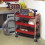 Loops Heavy Duty 3 Level Workshop Trolley - 50kg Per Shelf - Four Castor Wheels 3