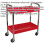 Loops Heavy Duty 2 Level Workshop Trolley - 75kg Per Shelf - Four Castor Wheels 2