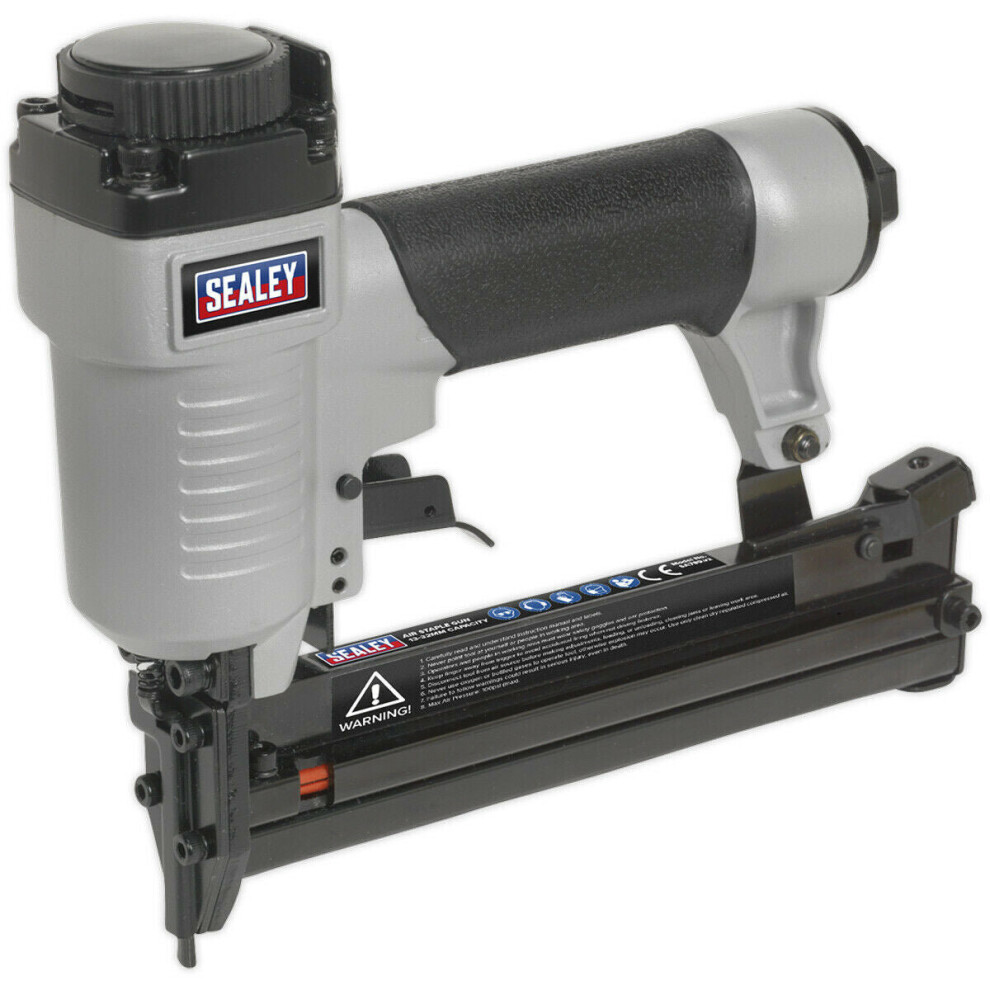 Lightweight Aluminium Air Staple Gun - 13-32mm Capacity - Safety Trigger