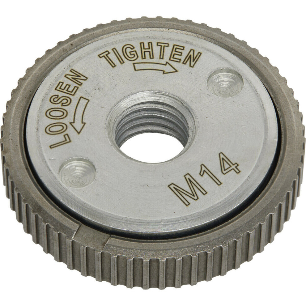 Loops Quick Change Angle Grinder Locking Nut - M14 Thread - Angle Grinder Nut