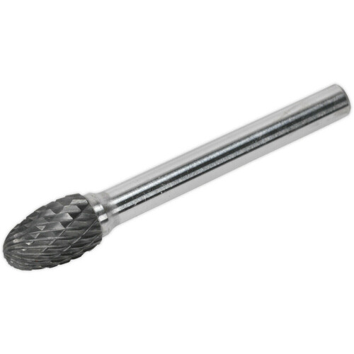 Loops 10mm Tungsten Carbide Rotary Burr Bit - Oval Head Engraving Milling Tool