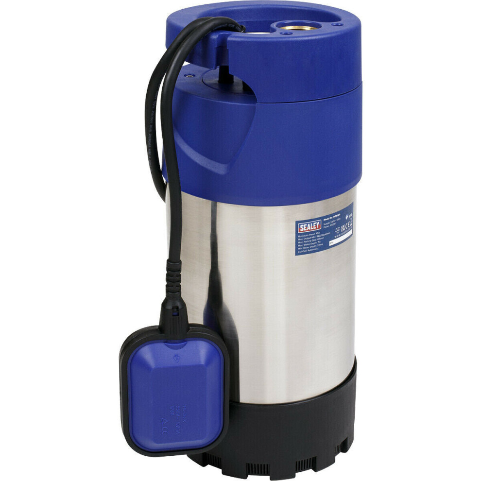 Loops Submersible Stainless Steel Water Pump - 92L/Min - 40M Head - Automatic Cut-Out