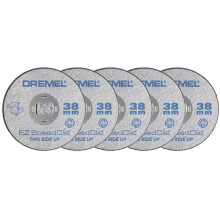 Dremel EZ SpeedClic SC456 Metal Cutting Wheel 5-pack, 5 Cutting Wheels with 38 mm Cutting Diameter for Rotary Tool