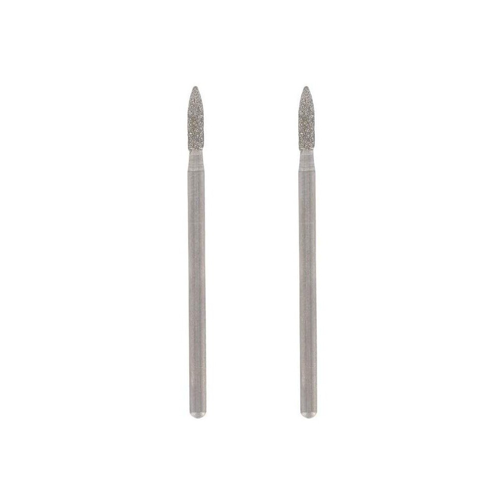 Dremel 7144 Diamond Wheel Points, Accessory Set 2-pack with 2.4 mm Bits for Engraving, Carving and Cutting