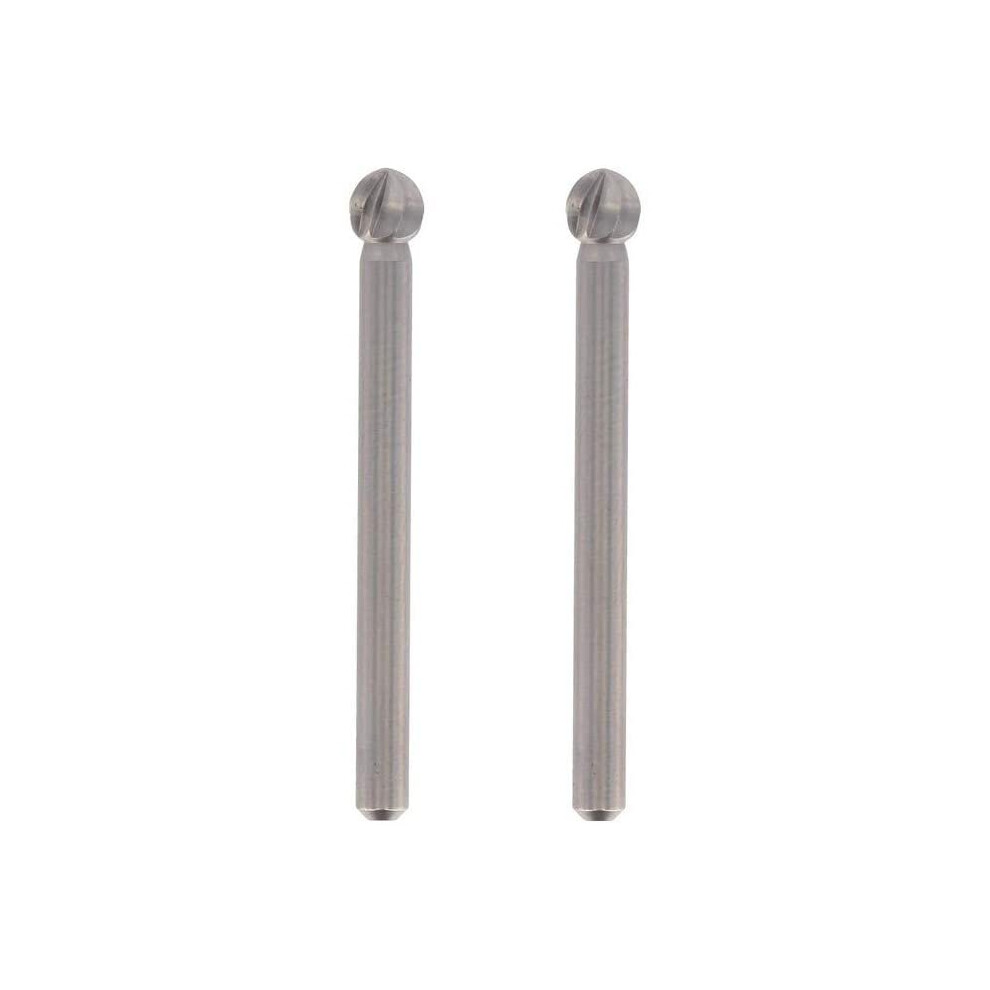 Dremel 192 Milling Cutting Bits in 2-Pack Accessory Set - 2 Ball-Shaped High-Speed Cutters with 4.8 mm Working Diameter
