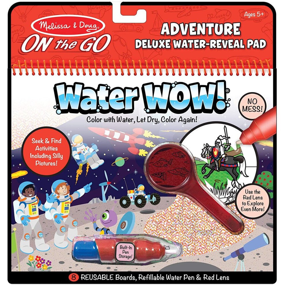 Melissa & Doug 40172 Water Wow-Adventure Deluxe | Activity Pad | Travel | 3+ | Gift for Boy or Girl