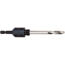 Starrett A4E 14-30mm/ 9/16-1.3/16-inch Arbor with Extra Length HSS Pilot Drill Fits Hole Saws