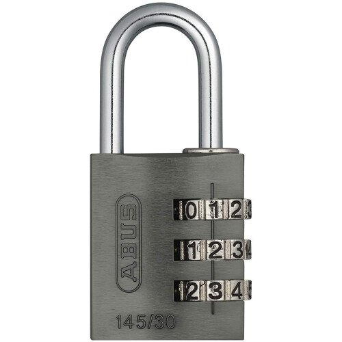 Abus ABUS AB145/30 TITANIO Padlock, Gray, 30