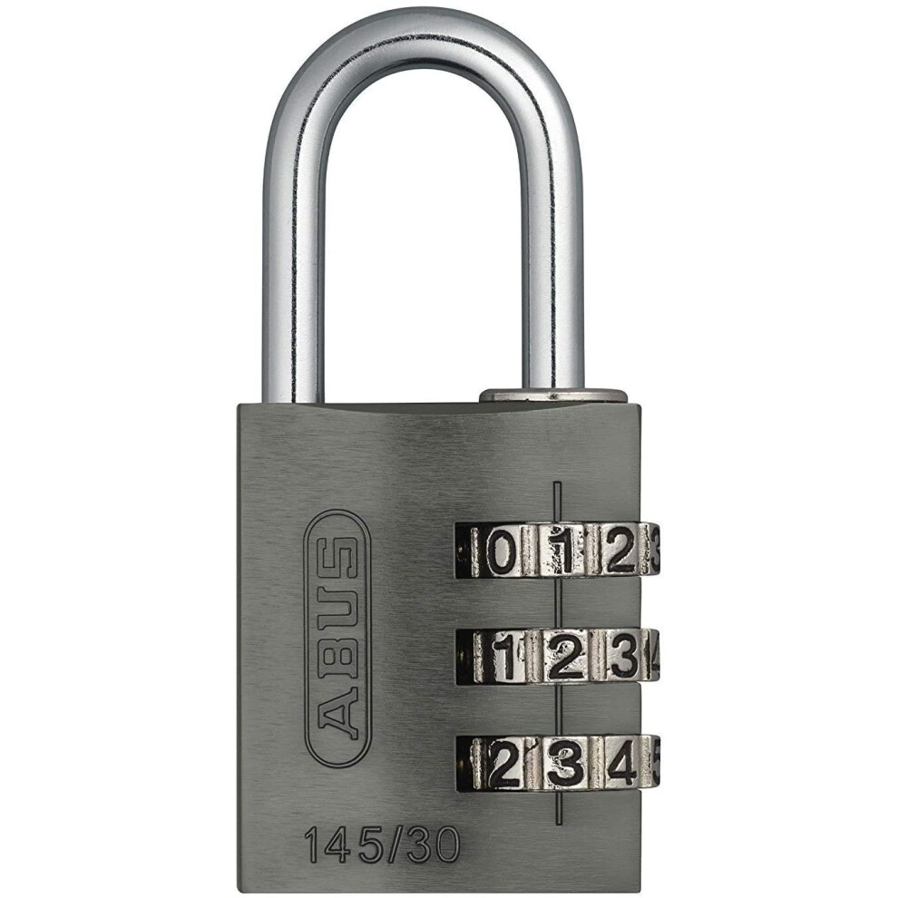 ABUS AB145/30 TITANIO Padlock, Gray, 30