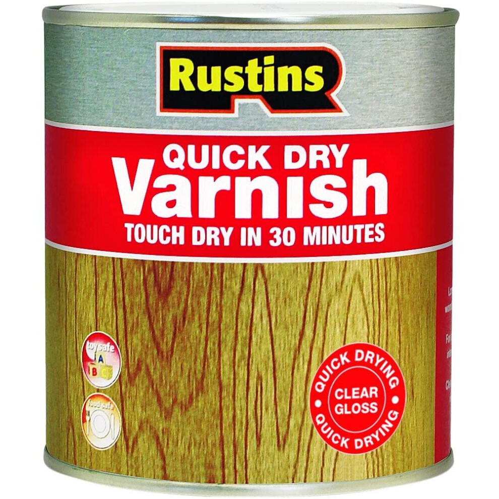 Rustins AVGC2500 2.5L Quick Dry Varnish - Gloss Clear