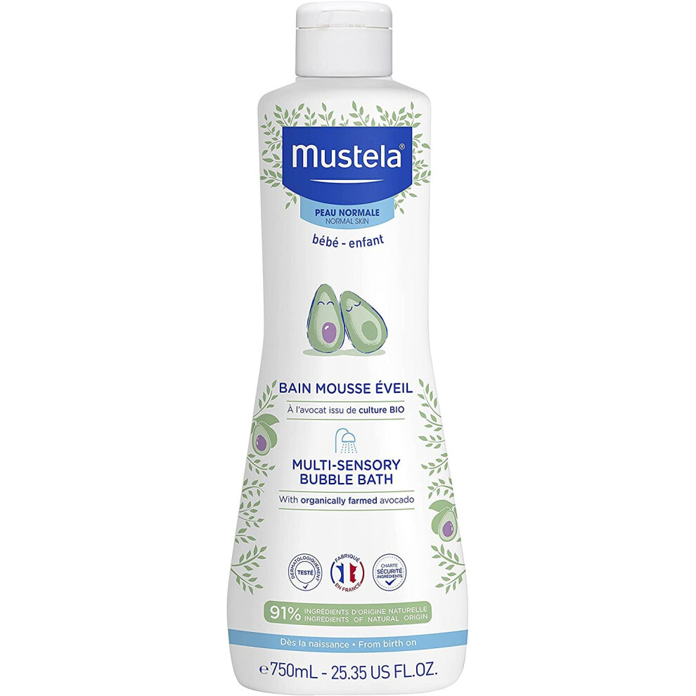 Bébé-Enfant Bain Mousse Éveil À L'avocat 750 Ml Mustela