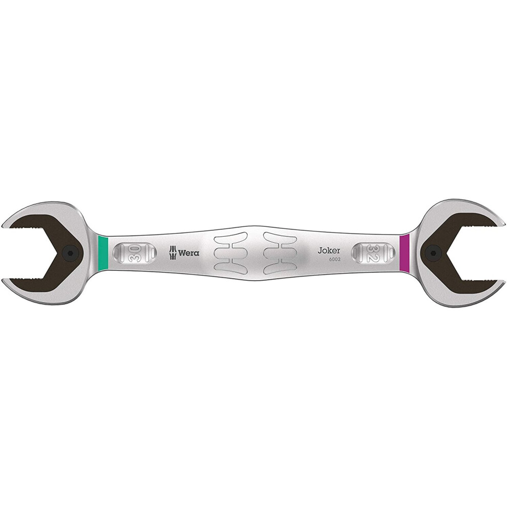 Wera 05020264001 6002 Joker Double Open-End Wrench, 30-32